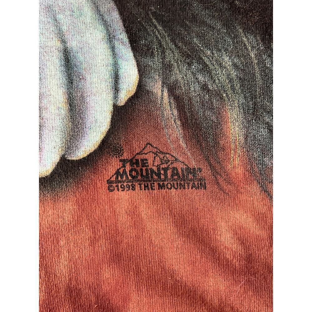 The Mountain Vintage 1998 Baby Gorilla Maxi Dress 2XL Brown Tie Dye Sleeveless - Picture 8 of 9